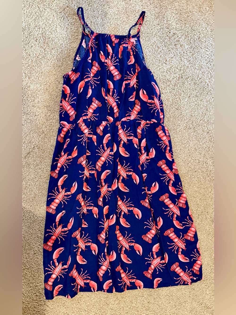 Old Navy Lobster Dress for Girls size L (10-12)